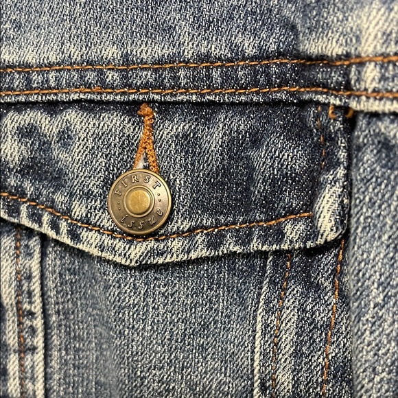 Liz Claiborne Dark Blue Denim Jacket - Picture 6 of 8